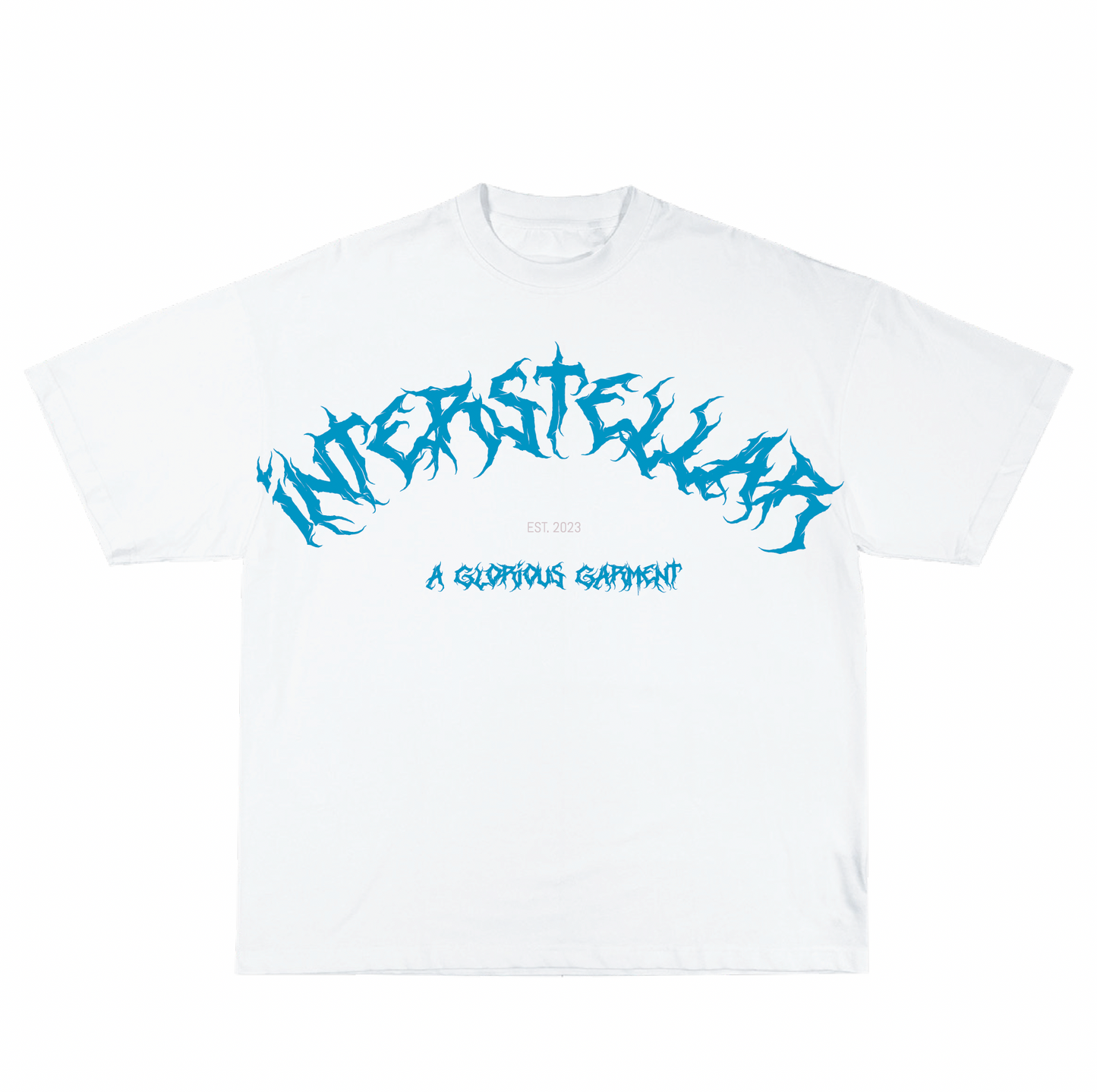BlueOnWhite Interstellar R-neck