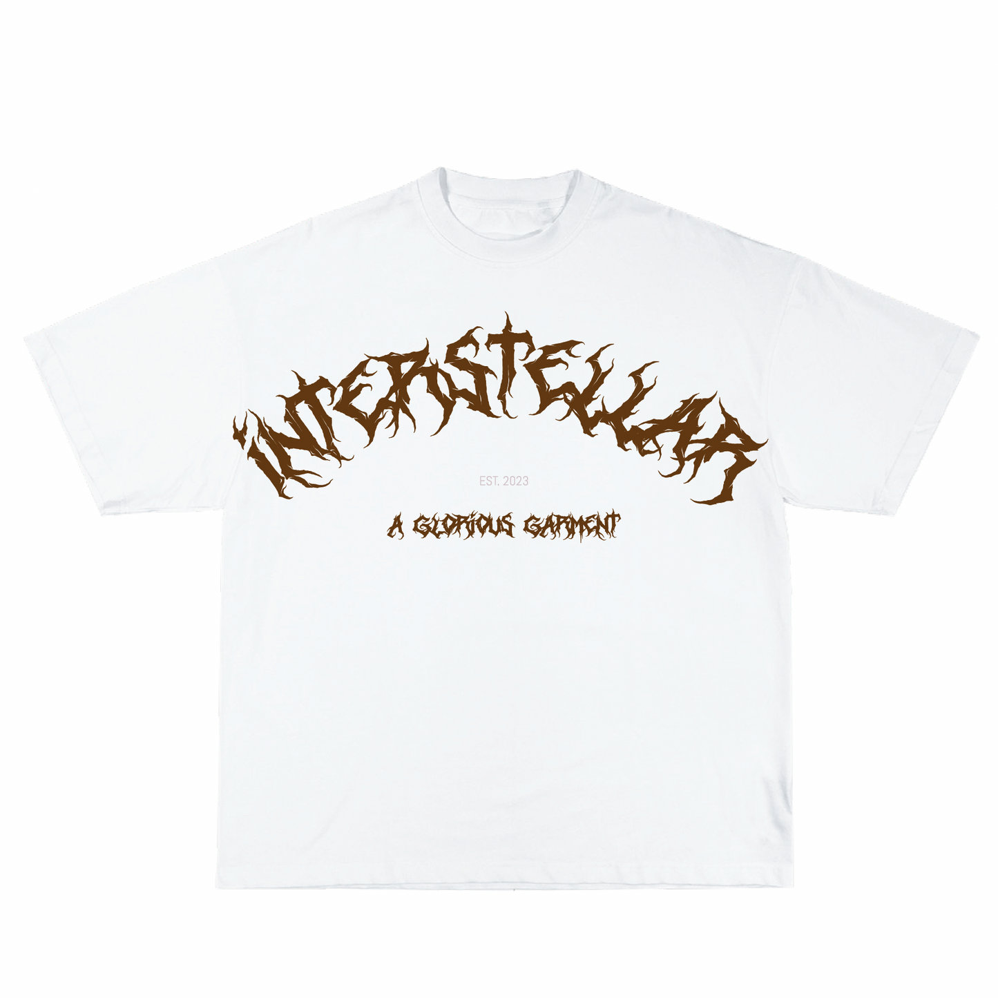 BrownOnWhite Interstellar R-neck