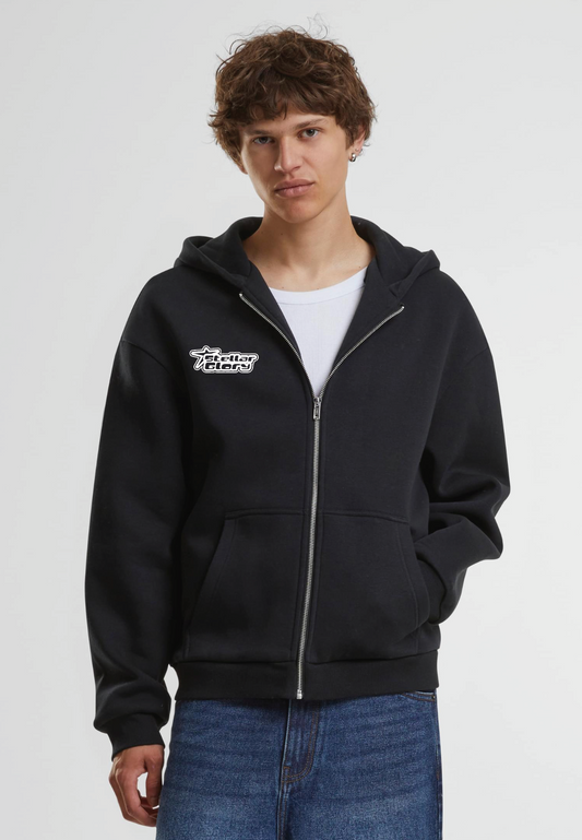 EGA BLACK ZIP HOODY