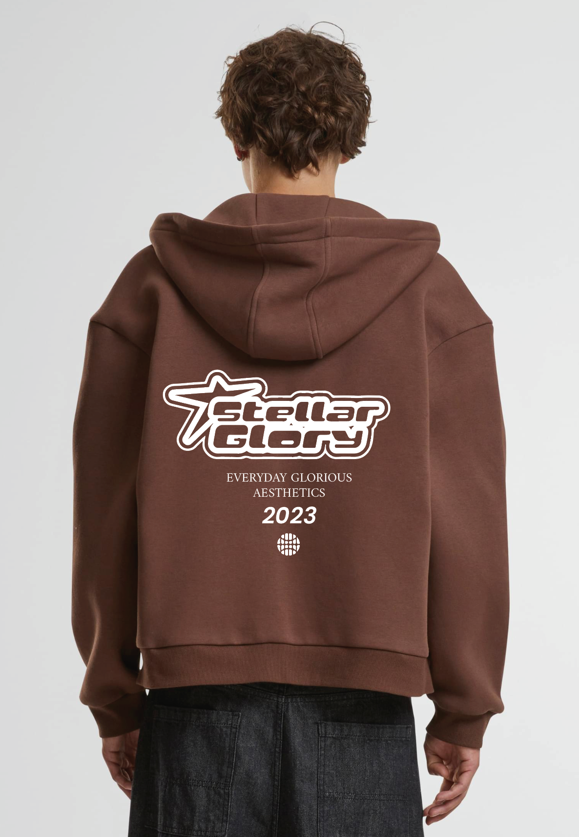 EGA CHOCOLATE ZIP HOODY