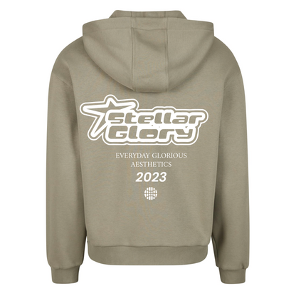 EGA OLIVE ZIP HOODY