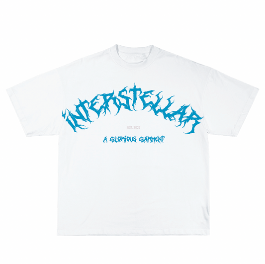 BlueOnWhite Interstellar R-neck